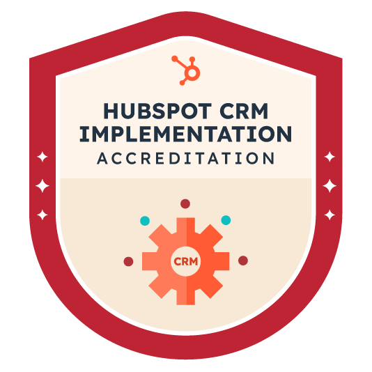 HubSpot CRM Implementation Accreditation badge